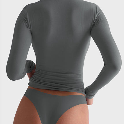 Turtleneck Long Sleeve T-Shirt