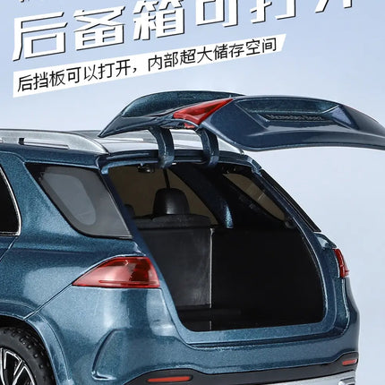 1:24 Benz GLE350 GLE SUV Alloy Car Diecasts & Toy Vehicles Car Model Sound and light Pull back Car Toys For Kids Gifts
