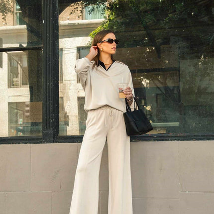 Umgee Full Size Drawstring Wide Leg Pants with Pockets