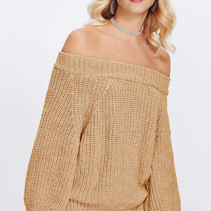 Double Take Off-Shoulder Long Sleeve Sweater