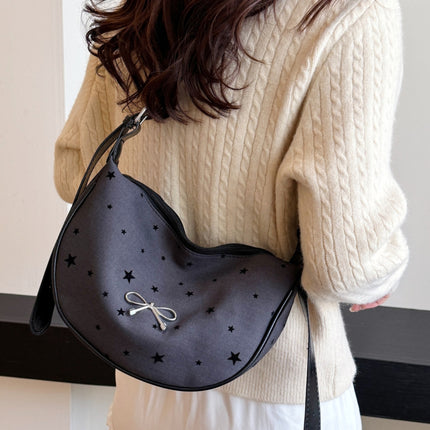 Polyester Printed Adjustable Strap Crossbody Bag