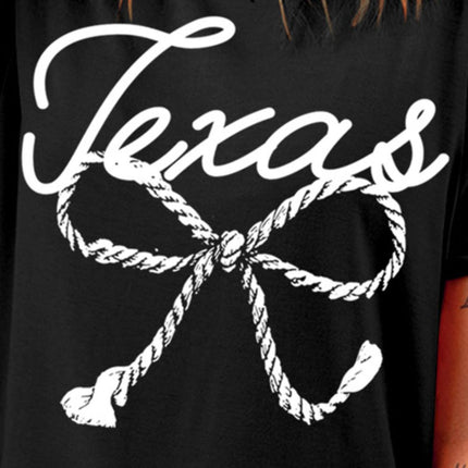 Graphic Round Neck Short Sleeve T-Shirt - Vickie Lynn's