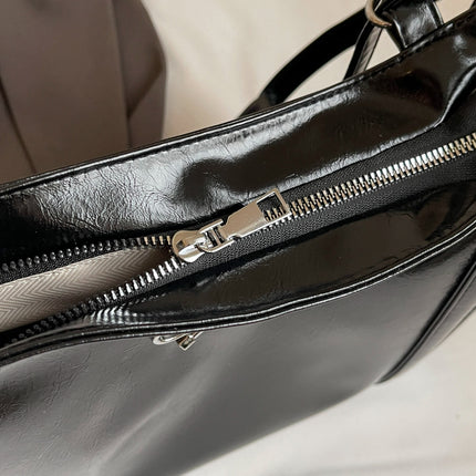 PU Leather Bow Shoulder Bag