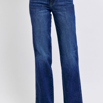 Judy Blue Full Size High Waist Tummy Control Straight Jeans