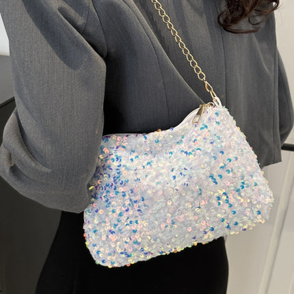 Sequin Removable Strap Shoulder Bag