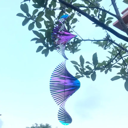 3D Rotating Wind Spinner Garden Decoration Outdoor Pendants Balcony Wind Chimes Hanging Decorations for the House Home Decor Set