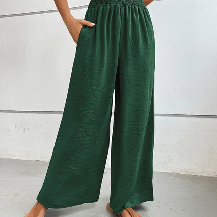 Perfee Wide Leg Pants with Pockets