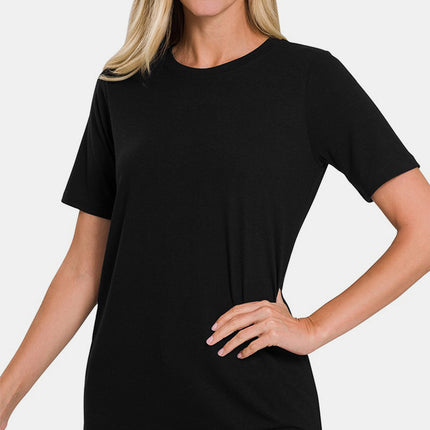 Zenana Full Size Crew Neck Short Sleeve T-Shirt