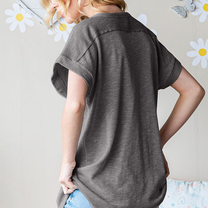 Heimish Full Size Short Sleeve Round Neck T-Shirt