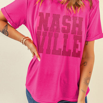 NASHVILLE Round Neck Short Sleeve T-Shirt