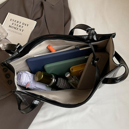 PU Leather Bow Shoulder Bag