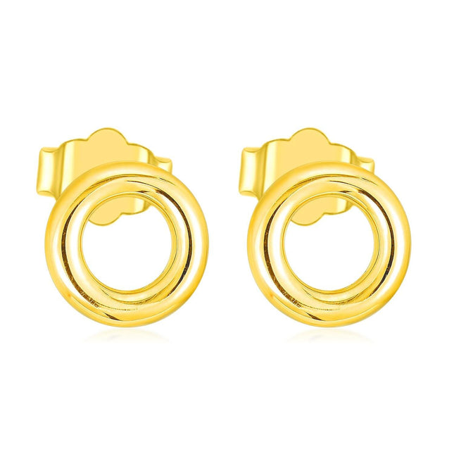 14K Gold Round Star Teardrop Love Knot Stud Earrings for Women Valentines Day Gift