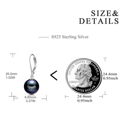 925 Sterling Silver Pink Opal Round Drop Earrings for Women Girls