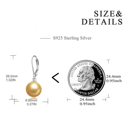 925 Sterling Silver Pink Opal Round Drop Earrings for Women Girls
