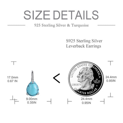925 Sterling Silver Purple Jade Leverback Earrings Gemstone s for Women