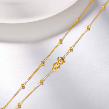 18K Gold Pearl & Diamond Accent Tennis Bracelet for Women