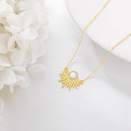 14K Gold Heart-Shaped Diamond Pendant Necklace for Women's s