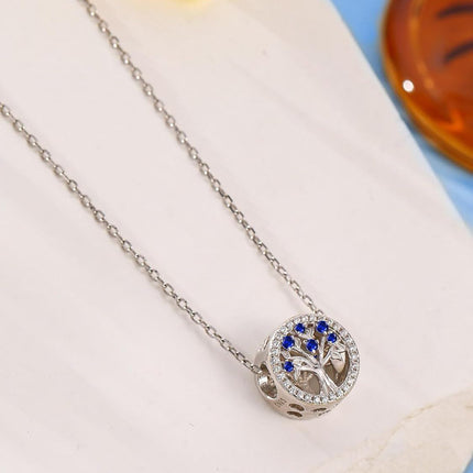 925 Sterling Silver Tree of Life Birthstone Charms for Bracelets