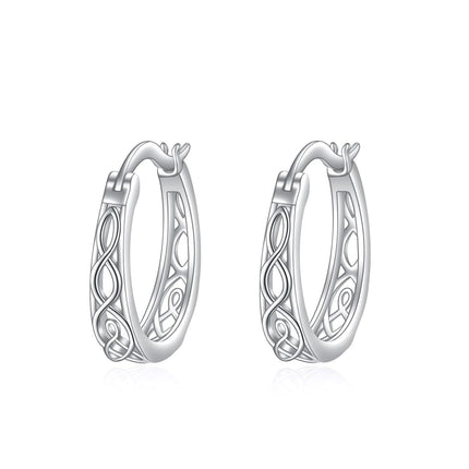925 Sterling Silver Gold Small Huggie Filigree Hoop Earrings for Women - Birthday Gift Ideas