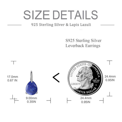 925 Sterling Silver Purple Jade Leverback Earrings Gemstone s for Women