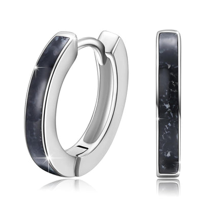 925 Sterling Silver Simulated Opal Hoop Earrings for Women Hypoallergenic Huggie Hinged Hoops Colorful Jewelry Gift