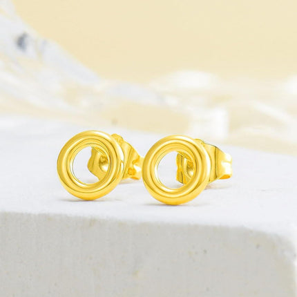 14K Gold Round Star Teardrop Love Knot Stud Earrings for Women Valentines Day Gift