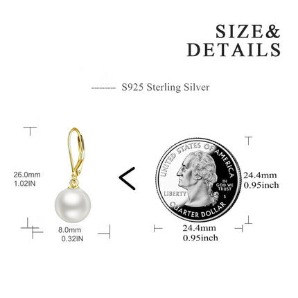 925 Sterling Silver Pink Opal Round Drop Earrings for Women Girls