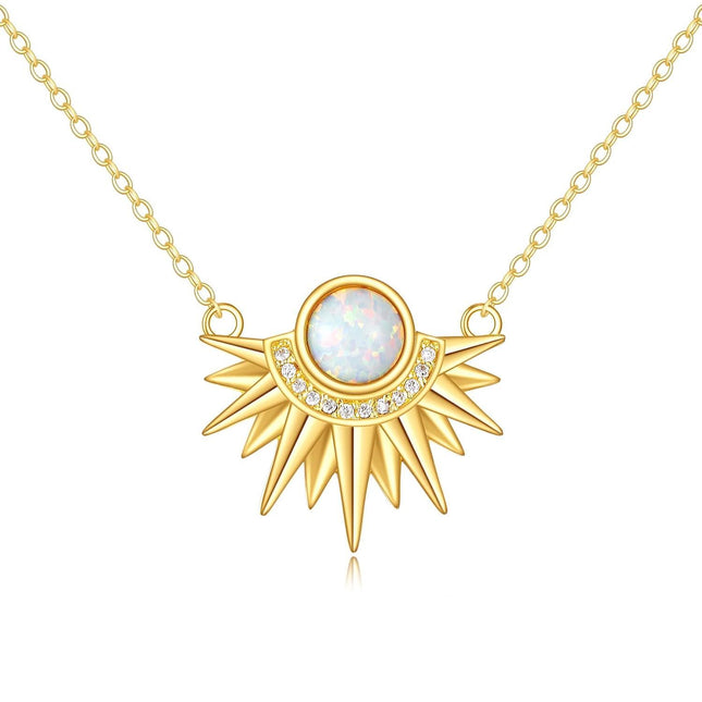 14K Gold Heart-Shaped Diamond Pendant Necklace for Women's s