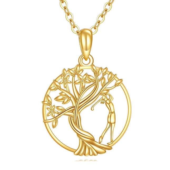 14K Gold Tree Of Life Pendant Necklace s For Women