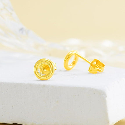 14K Gold Round Star Teardrop Love Knot Stud Earrings for Women Valentines Day Gift