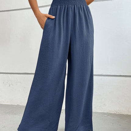 Perfee Wide Leg Pants with Pockets