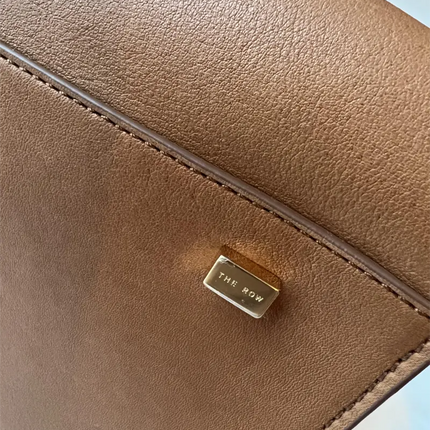2023 Margaux15 Handbag Cowhide High-Capacity Commuter Bag the Suede Row lcu Soft