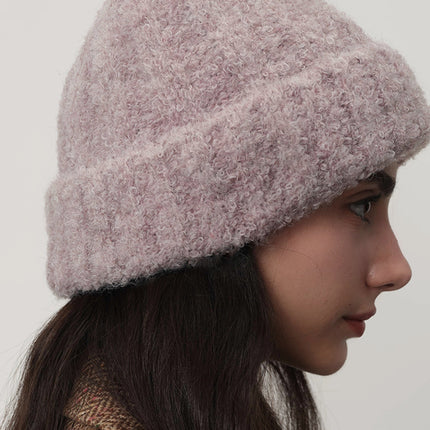 Solid Color Thermal Knit Hat