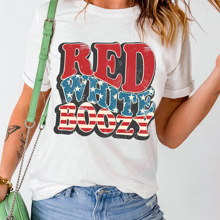 Letter Graphic Round Neck Short Sleeve T-Shirt - Vickie Lynn's