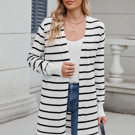 Open Front Long Sleeve Cardigan