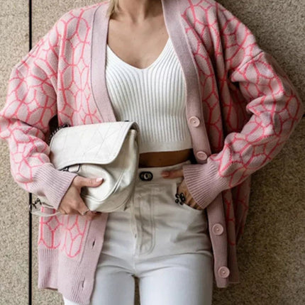 Button Up Long Sleeve Cardigan