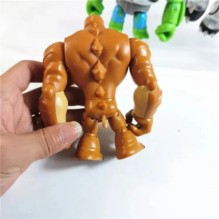 Genuine Ben Tennyson 10 Anime Figure Doll Monster Figure Toys Ben10 Omnitrix Table Ornaments Gifts for Children