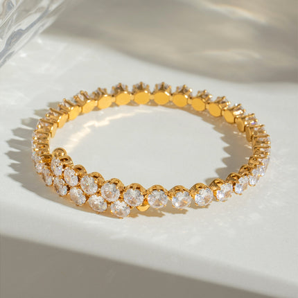 Stainless Steel Inland Zircon Bracelet