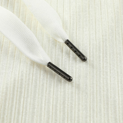 Drawstring Drop Shoulder Long Sleeve Hoodie