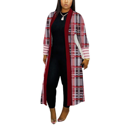 Abrigo Gabardina holgada con costuras de manga larga