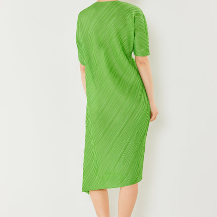 Marina West Swim Pleated Dolman Sleeve Dress