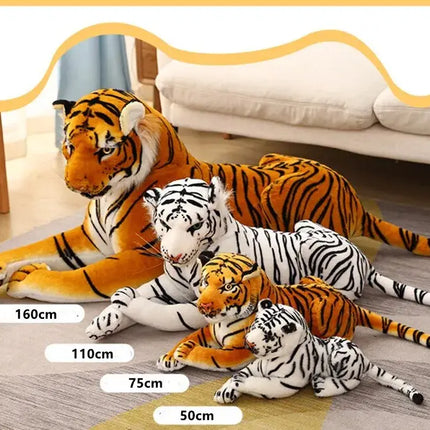 Kawaii Big Tiger Plush Toy Doll Pillow Hug &Cushion Stuffed Animal Gift for Kids Adults Home Decor