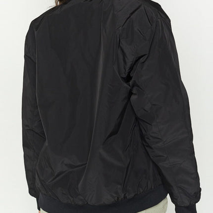 Zip Up Baseball Collar Jacket with Pockets