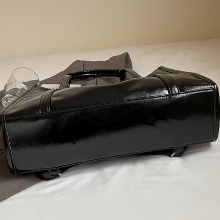 PU Leather Bow Shoulder Bag