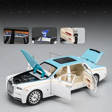 1:24 Rolls Royce Phantom Mansory Alloy Car Diecasts & Toy Vehicles Car Model Sound and light Pull back Car Toys For Kids Gifts