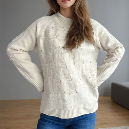 Mock Neck Long Sleeve Sweater