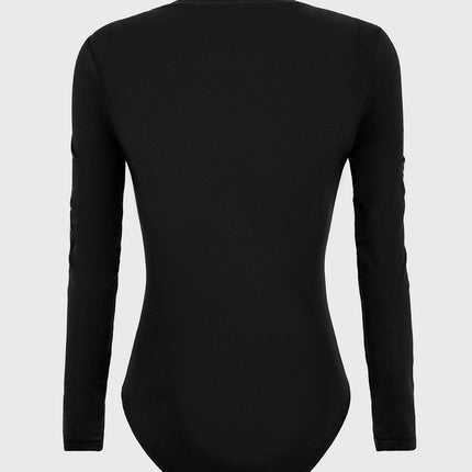 Round Neck Long Sleeve Bodysuit