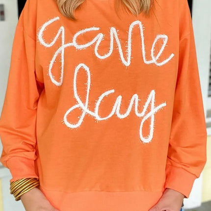 Round Neck Long Sleeve Sweatshirt