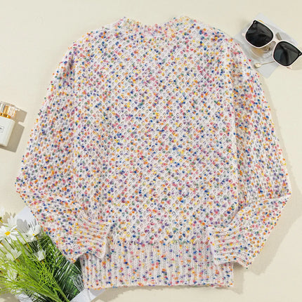 Round Neck Long Sleeve Sweater