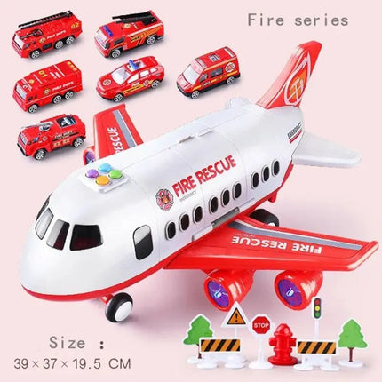 Large Early Education Aircraft Toys Passenger Plane Aircraft Toy DIY Car Toy Aircraft Kids Airplane Toy for Children's Day Gift